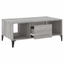 Mesa de centro madera contrachapada gris Sonoma 90x50x36,5 cm de vidaXL, Mesas de centro - Ref: Foro24-821074, Precio: 70,57 ...
