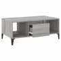 Mesa de centro madera contrachapada gris Sonoma 90x50x36,5 cm de vidaXL, Mesas de centro - Ref: Foro24-821074, Precio: 69,74 ...
