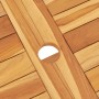 Juego de comedor para jardín 5 piezas madera maciza de teca en Conjuntos de jardín | Comprar online en Foru.es