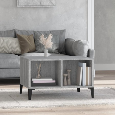 Mesa de centro madera contrachapada gris Sonoma 60x50x36,5 cm de vidaXL, Mesas de centro - Ref: Foro24-821042, Precio: 40,85 ...