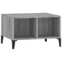 Mesa de centro madera contrachapada gris Sonoma 60x50x36,5 cm de vidaXL, Mesas de centro - Ref: Foro24-821042, Precio: 40,85 ...