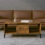Mesa de centro madera contrachapada roble ahumado 90x50x36,5 cm de vidaXL, Mesas de centro - Ref: Foro24-821073, Precio: 70,7...