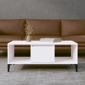 White plywood coffee table 90x50x36.5 cm by vidaXL, Coffee table - Ref: Foro24-821068, Price: 48,88 €, Discount: %