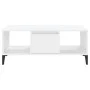 Mesa de centro madera contrachapada blanco 90x50x36,5 cm de vidaXL, Mesas de centro - Ref: Foro24-821068, Precio: 48,88 €, De...