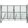 Doppelzauntor aus pulverbeschichtetem Stahl von vidaXL, Gartentore - Ref: Foro24-142025, Preis: 437,08 €, Rabatt: %