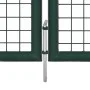 Puerta de valla doble de acero con recubrimiento en polvo de vidaXL, Puertas de jardín - Ref: Foro24-142025, Precio: 437,08 €...
