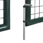Puerta de valla doble de acero con recubrimiento en polvo de vidaXL, Puertas de jardín - Ref: Foro24-142025, Precio: 437,08 €...