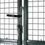Puerta de valla doble de acero con recubrimiento en polvo de vidaXL, Puertas de jardín - Ref: Foro24-142025, Precio: 437,08 €...
