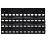 Wall garage storage boxes 30 pcs blue and red by vidaXL, Tool cabinets - Ref: Foro24-140761, Price: 47,92 €, Discount: %