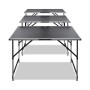 Mesas de empapelar plegables de altura ajustable 3 unidades de vidaXL, Mesas plegables - Ref: Foro24-140641, Precio: 124,81 €...