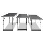 Mesas de empapelar plegables de altura ajustable 3 unidades de vidaXL, Mesas plegables - Ref: Foro24-140641, Precio: 124,81 €...
