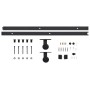 Puerta corredera con herrajes ESG vidrio y aluminio 76x205 cm de vidaXL, Puertas - Ref: Foro24-3081939, Precio: 207,10 €, Des...