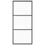 Puerta corredera con herrajes ESG vidrio y aluminio 90x205 cm de vidaXL, Puertas - Ref: Foro24-3081941, Precio: 243,75 €, Des...