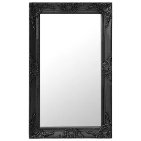 Espejo de pared estilo barroco negro 50x80 cm de vidaXL, Espejos - Ref: Foro24-320323, Precio: 62,81 €, Descuento: %
