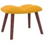 Rocking chair with footrest mustard yellow fabric by vidaXL, Rocking chairs - Ref: Foro24-328157, Price: 133,22 €, Discount: %