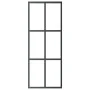 Puerta corredera con herrajes ESG vidrio y aluminio 76x205 cm de vidaXL, Puertas - Ref: Foro24-3081945, Precio: 231,15 €, Des...
