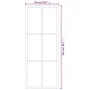 Puerta corredera con herrajes ESG vidrio y aluminio 76x205 cm de vidaXL, Puertas - Ref: Foro24-3081945, Precio: 231,15 €, Des...