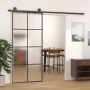 Sliding door with ESG glass and aluminum hardware set 90x205 cm by vidaXL, Doors for the home - Ref: Foro24-3152142, Price: 3...