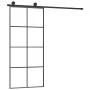 Sliding door with ESG glass and aluminum hardware set 90x205 cm by vidaXL, Doors for the home - Ref: Foro24-3152142, Price: 3...