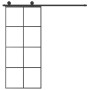 Puerta corredera con set herrajes vidrio ESG aluminio 90x205 cm de vidaXL, Puertas para el hogar - Ref: Foro24-3152142, Preci...