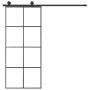 Sliding door with ESG glass and aluminum hardware set 90x205 cm by vidaXL, Doors for the home - Ref: Foro24-3152142, Price: 3...
