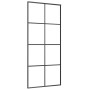 Puerta corredera con set herrajes vidrio ESG aluminio 90x205 cm de vidaXL, Puertas para el hogar - Ref: Foro24-3152142, Preci...