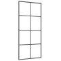 Sliding door with ESG glass and aluminum hardware set 90x205 cm by vidaXL, Doors for the home - Ref: Foro24-3152142, Price: 3...