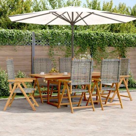 Sillas de jardín plegables 6 uds madera maciza teca 47x47x89 cm en Sillas de jardín | Comprar online en Foru.es