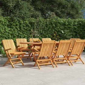 Sillas de jardín plegables 8 uds madera maciza teca 61x67x90 cm en Sillas de jardín | Comprar online en Foru.es