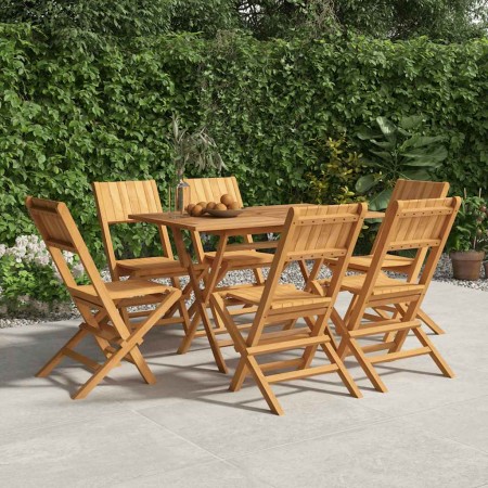 Sillas de jardín plegables 6 uds madera maciza teca 47x61x90 cm en Sillas de jardín | Comprar online en Foru.es