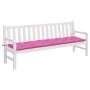 Cojín para banco de jardín tela rosa 200x50x7 cm de vidaXL, Cojines para sillas y sofás - Ref: Foro24-361657, Precio: 29,94 €...