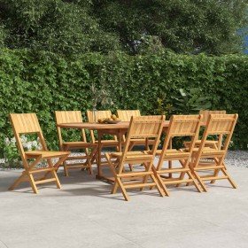 Sillas de jardín plegables 8 uds madera maciza teca 47x61x90 cm en Sillas de jardín | Comprar online en Foru.es