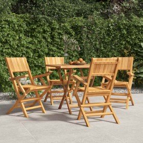 Sillas de jardín plegables 4 uds madera maciza teca 55x61x90 cm en Sillas de jardín | Comprar online en Foru.es