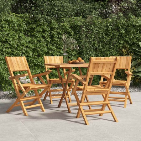 Sillas de jardín plegables 4 uds madera maciza teca 55x61x90 cm en Sillas de jardín | Comprar online en Foru.es