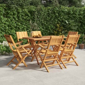 Sillas de jardín plegables 6 uds madera maciza teca 55x61x90 cm en Sillas de jardín | Comprar online en Foru.es