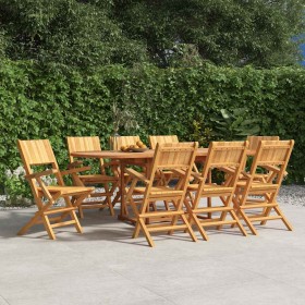 Sillas de jardín plegables 8 uds madera maciza teca 55x61x90 cm en Sillas de jardín | Comprar online en Foru.es