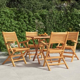 Sillas de jardín plegables 4 uds madera maciza teca 55x62x90 cm en Sillas de jardín | Comprar online en Foru.es