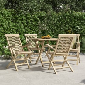 Sillas de jardín plegables 4 uds madera maciza teca 56x61x89 cm en Sillas de jardín | Comprar online en Foru.es