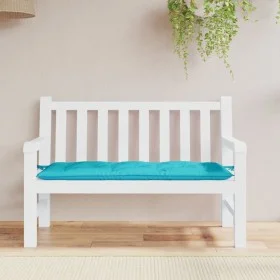 Cojín para banco de jardín tela turquesa 120x50x7 cm de vidaXL, Cojines para sillas y sofás - Ref: Foro24-361601, Precio: 24,...
