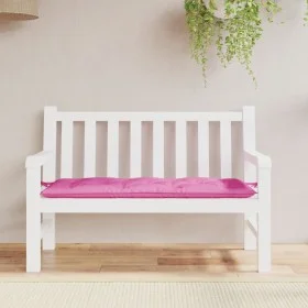 Cojín para banco de jardín tela rosa 120x50x7 cm de vidaXL, Cojines para sillas y sofás - Ref: Foro24-361600, Precio: 24,09 €...