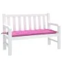 Cojín para banco de jardín tela rosa 120x50x7 cm de vidaXL, Cojines para sillas y sofás - Ref: Foro24-361600, Precio: 24,09 €...
