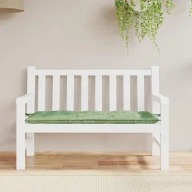 Cojín para banco de jardín tela estampado de hojas 120x50x7 cm de vidaXL, Cojines para sillas y sofás - Ref: Foro24-361599, P...