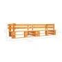 2-Sitzer-Paletten-Gartensofa aus honigbraunem Holz von vidaXL, Gartenbänke - Ref: Foro24-277449, Preis: 140,66 €, Rabatt: %