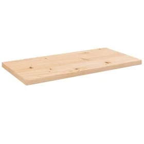 Tablero de mesa rectangular madera maciza pino 80x40x2,5 cm de vidaXL, Tableros para mesas - Ref: Foro24-824400, Precio: 39,9...