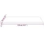 Rechteckige Tischplatte aus massivem Kiefernholz 110x60x2,5 cm von vidaXL, Tischplatten - Ref: Foro24-824420, Preis: 70,75 €,...