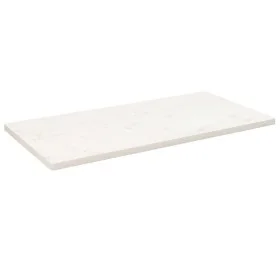 Rectangular white pine wood table top 110x55x2.5 cm by vidaXL, Table tops - Ref: Foro24-824411, Price: 67,63 €, Discount: %