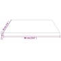 Tablero de mesa cuadrado madera maciza de pino 60x60x2,5 cm de vidaXL, Tableros para mesas - Ref: Foro24-824380, Precio: 46,5...