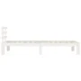 Estructura de cama individual madera maciza blanca 75x190 cm de vidaXL, Camas y somieres - Ref: Foro24-814715, Precio: 73,94 ...
