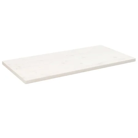 Rectangular white pine wood table top 100x60x2.5 cm by vidaXL, Table tops - Ref: Foro24-824416, Price: 63,33 €, Discount: %