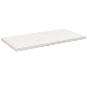 Rectangular white pine wood table top 80x40x2.5 cm by vidaXL, Table tops - Ref: Foro24-824401, Price: 40,35 €, Discount: %